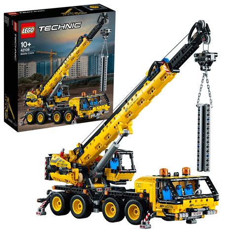 Lego 42108 Technic Mobile Crane Truck Toy Construction Vehicles