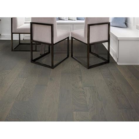 Shaw Farmhouse Charcoal Gray Hickory 5 In Wide X 38 In Thick