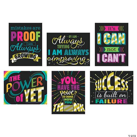 Here's a free little taste of our growth mindset posters which includes: Growth Mindset Posters | Oriental Trading