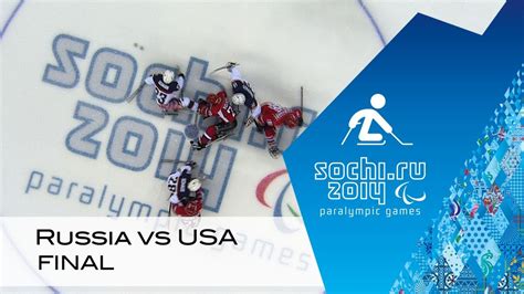 Russia Vs Usa Gold Medal Game Highlights Ice Sledge Hockey Sochi