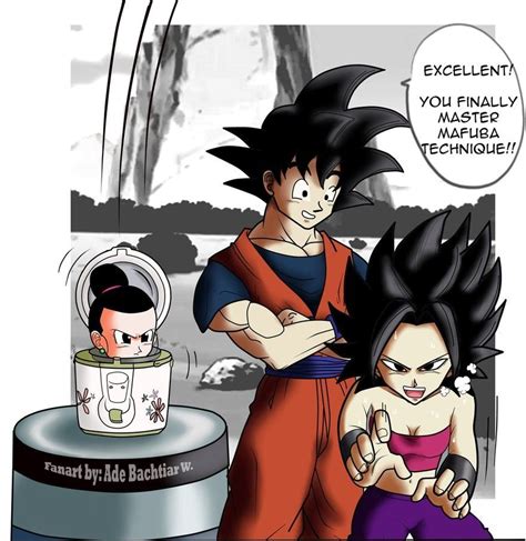 Milk Goku Y Caulifla Goku La Hermana De Goku Dibujos De Anime