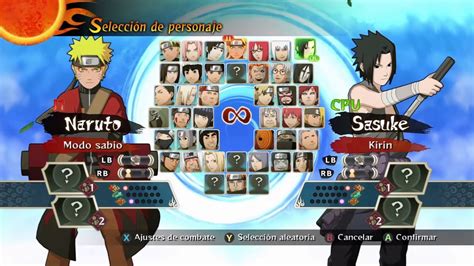 Naruto Shippuden Ultimate Ninja Storm 2 All Characters And How To
