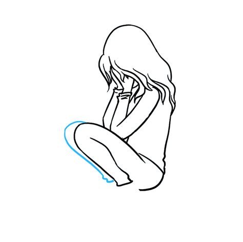 How To Draw A Sad Girl Crying Really Easy Drawing Tutorial
