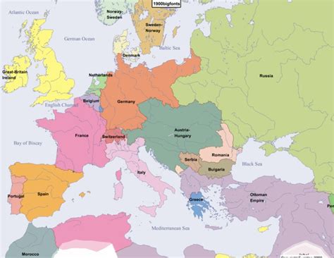 Blank Map Europe Nineteenth Century