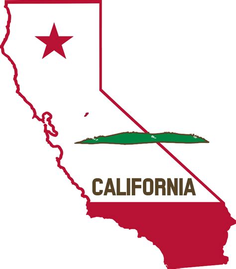 State Of California With Bear Clip Art Vector Clip Art Online