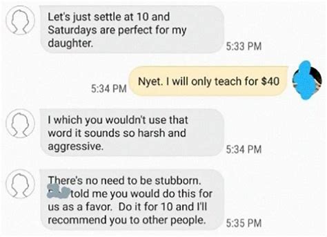 Entitled Mom Bullies Tutor To Teach Her Daughter French