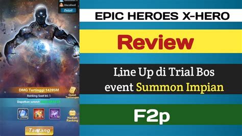 Review Line Up Di Trial Boss Event Summon Impian Wish Summon EPIC