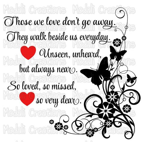 Those we love don't go away SVG