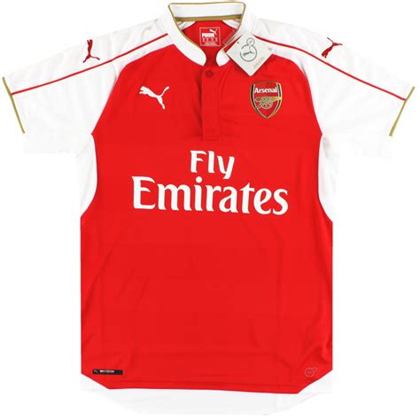 2015 16 Arsenal Puma Home Shirt Bnib 747566 01