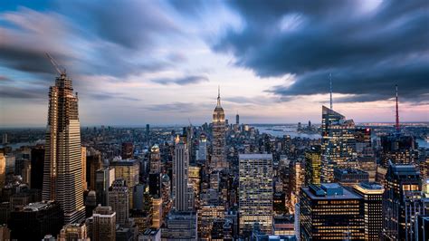 Building City Manhattan New York Skyscraper Usa Hd Travel Wallpapers
