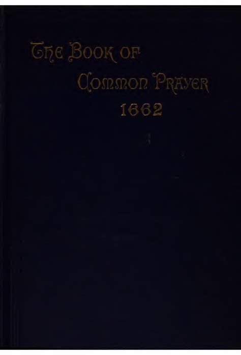 The Book Of Common Prayer Pdf Pdf Keg