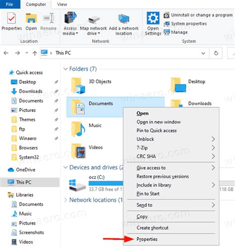 Change Folder Template In Windows 10