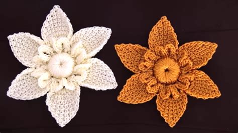 Crochet 3d Star Flower Crochet Ideas