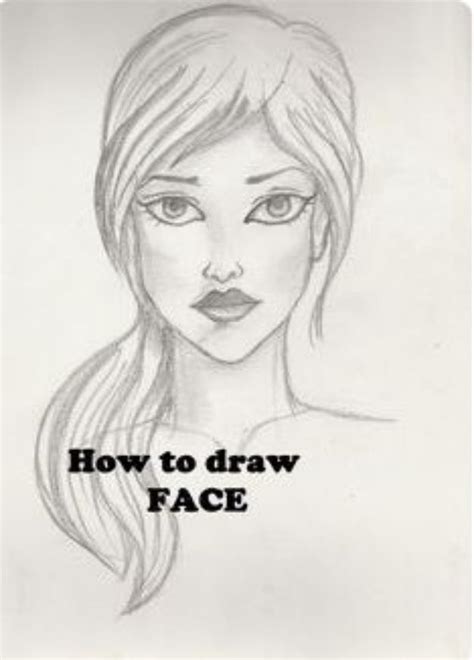 Human Face Drawing Easy In My Head