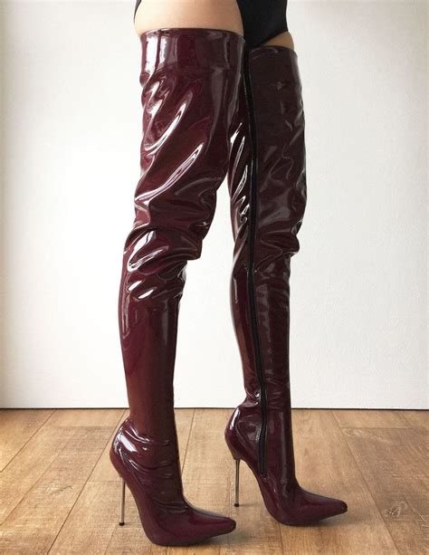 clothing shoes and accessories shiny women super over knee high riding boot patent leather