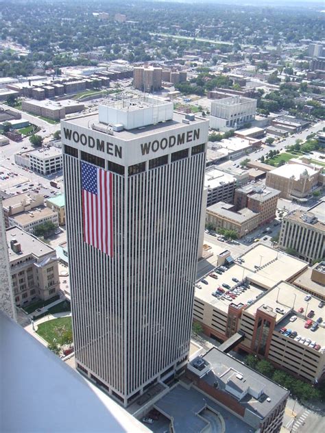 Omaha Ne Woodmen From Top Of Fnb Tower Photo Picture Image