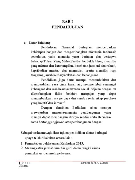 Program Kerja Sarpras | PDF