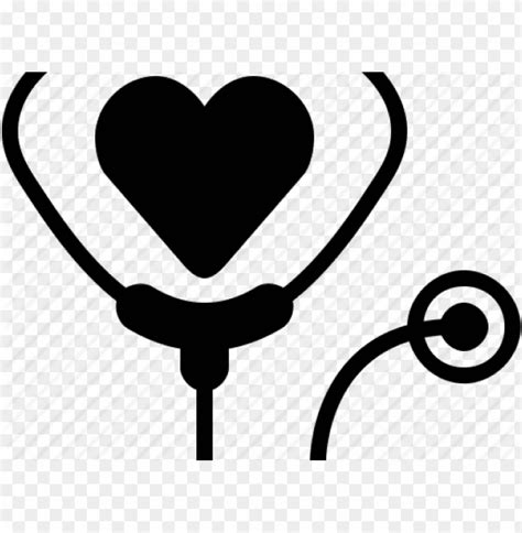 Free Download Hd Png Heart Icons Stethoscope Stethoscope Heart Icon