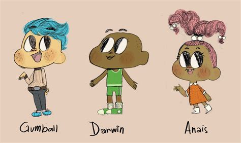 Gumball Fanart And Defaulting Characters As White