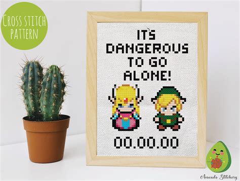 Legend Of Zelda Its Dangerous To Go Alone Link And Etsy