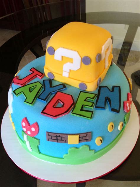 I love all of the awesome printables and fun bright colors in this party. Pin by Rafael Martin on Cake Boy | Super mario cake, Mario ...