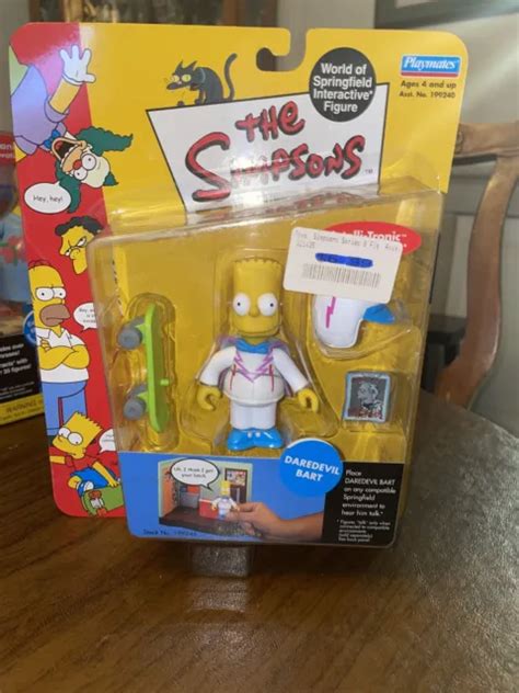 New Bart Simpson Simpsons Playmates Wos Original Series 1 Action Figure 99102 2599 Picclick
