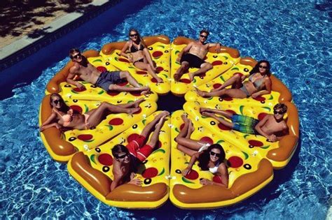 Slice Pizza Float Cool Pool Floats Inflatable Flamingo Pool Float