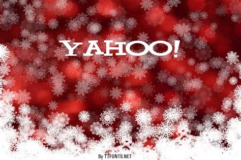 Yahoo Regular Truetype Font