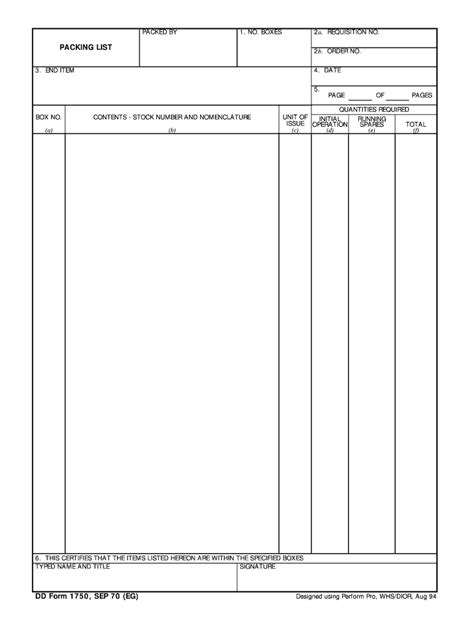 Dd Form 1750 Fill Online Printable Fillable Blank Pdffiller