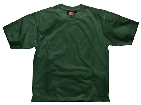 Dickies Sh34225 Bg 3xl Cotton T Shirt Bottle Green Xxxl
