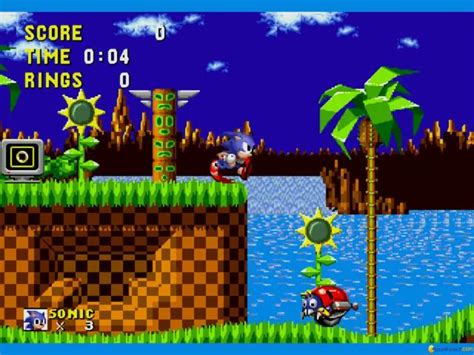 Classic Sonic The Hedgehog Game