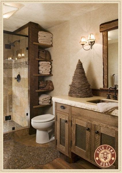 Warm Modern Rustic Bathroom Click Image To Find More Home Decor
