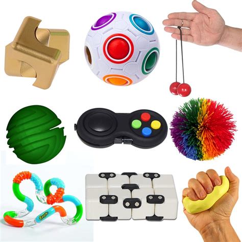 Fidget Kit For Sensory And Autism 9 Piece Fiddle Toys Set For Children