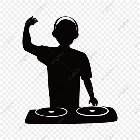 Silueta De Dj Png Dj Jockey Desct Png Y Vector Para Descargar Gratis Pngtree