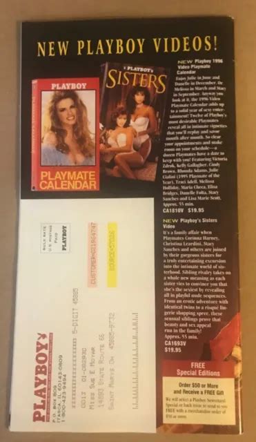 Vintage Playboy Catalog Holiday Order Form Intact Very Good Condition Picclick