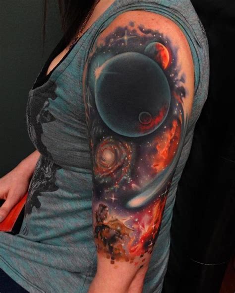 Space Half Sleeve Tattoo Best Tattoo Ideas Gallery Tatuajes De Galaxias