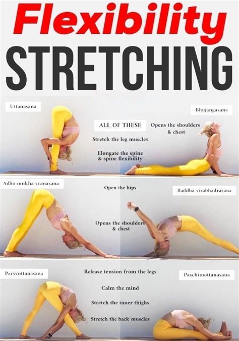 Stretches To Improve Your Flexibility Flexibility Workout Flexibility Tips Exercise