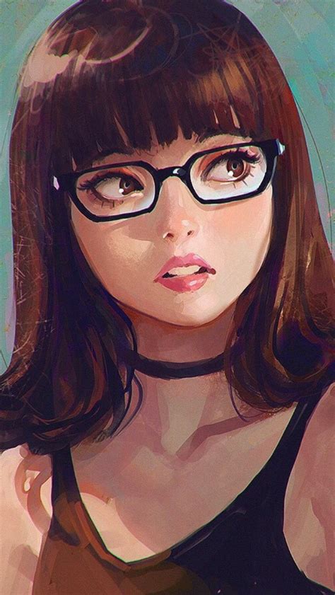 Anime Glass Painting Tips 230 Girls With Glasses Ideas Girls With