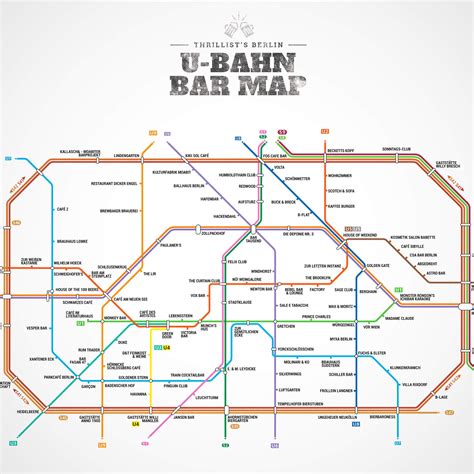 Berlins First Ever U Bahn Bar Map Berlin Berlin Germany Berlin City