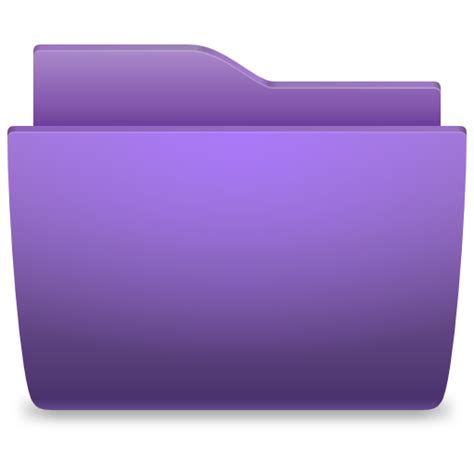 Label Folders Purple Folder Icon Transparent Background Png Clipart