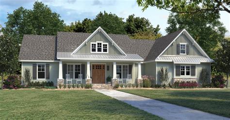 Beautiful Craftsman Ranch Style House Plan 8731 Cedar Springs