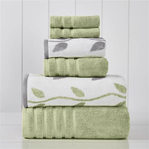 Buy Modern Threads 6 Piece 100 Cotton Yarn Dyed Towel Set Organic