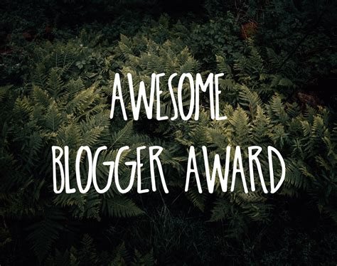 58 Awesome Blogger Award