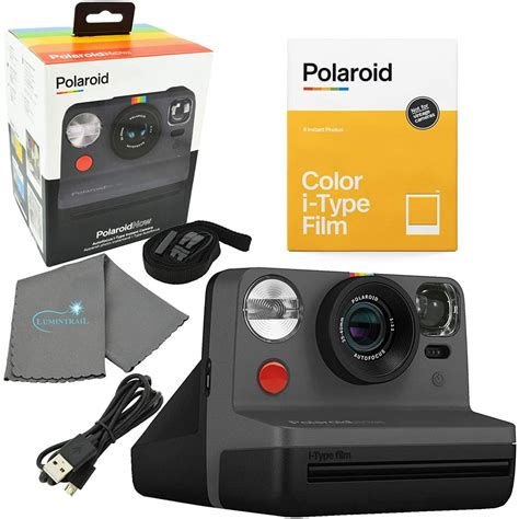 Polaroid Now I Type Instant Film Camera Black Bundle With A Color I