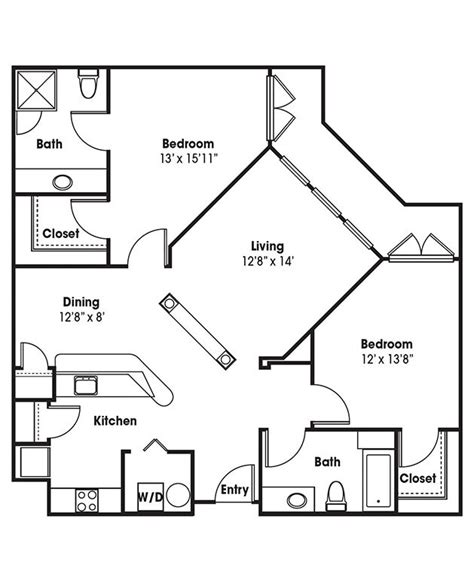 Senior Apartment Floor Plans In Duluth Ga Senior Living Parc