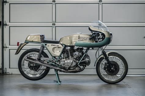 1974 Ducati 750 Super Sport The Round Case Road Legal Race Bike