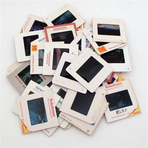 100 Vintage 35mm Slides In Cardboard Frames Vintage Photo Etsy