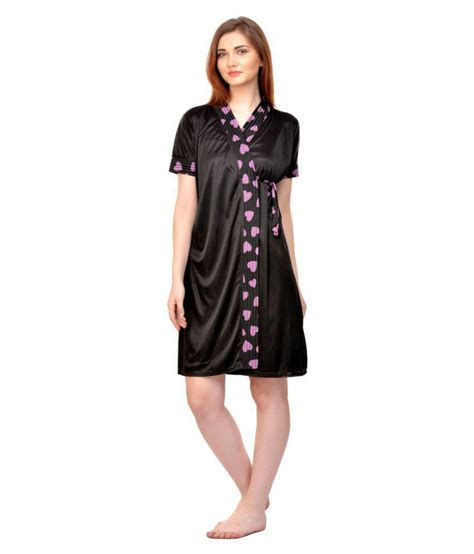 Buy Boosah Poly Satin Nighty And Night Gowns Multi Color Online At Best Prices In India Snapdeal