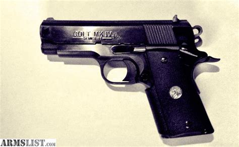 Armslist For Sale Colt Officers 1911 45 Acp Mk Iv Series 80 Blue