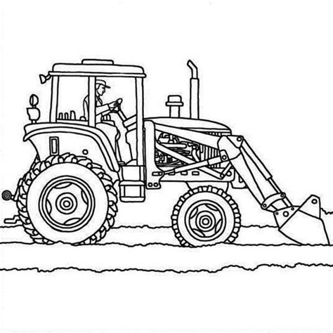Front End Loader Coloring Page At Free Printable